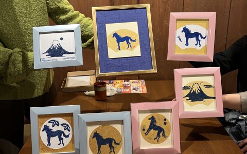 日本画ワークショップ開催しました